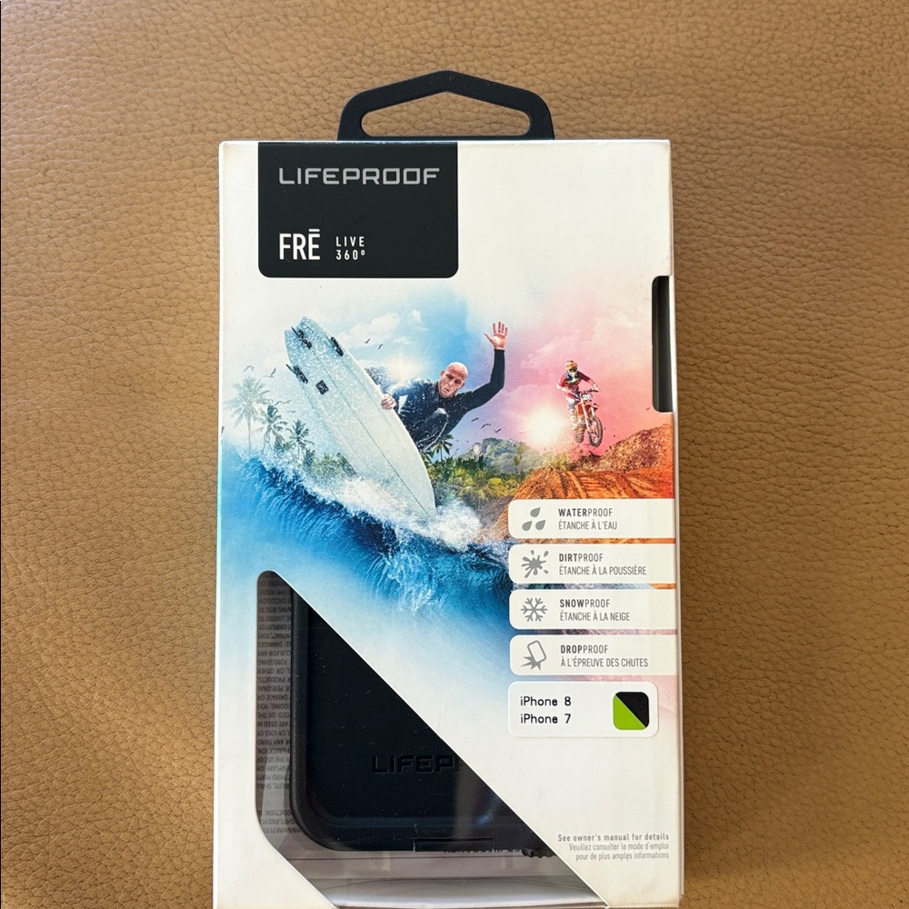 LifeProof FRĒ Waterproof Case for iPhone 8/7 - Black